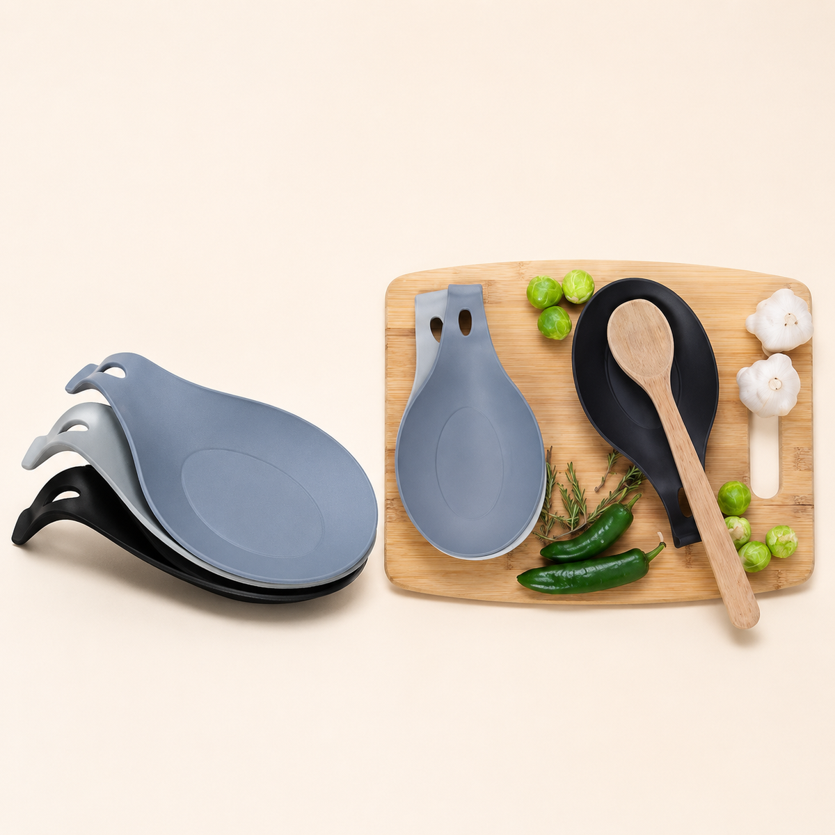 Silicone Spoon Rest Holder