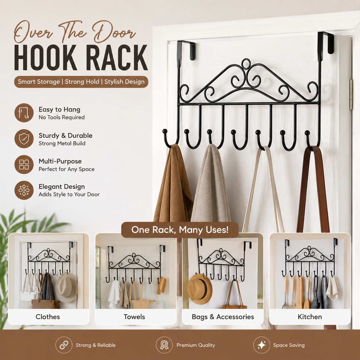 Crown Hanger Stylish & Space Saving Clothes Organizer