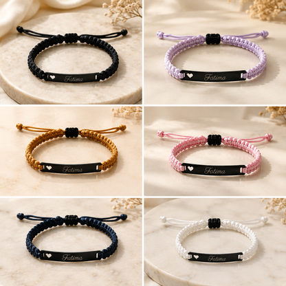 Personalized Macramé Name Bracelet