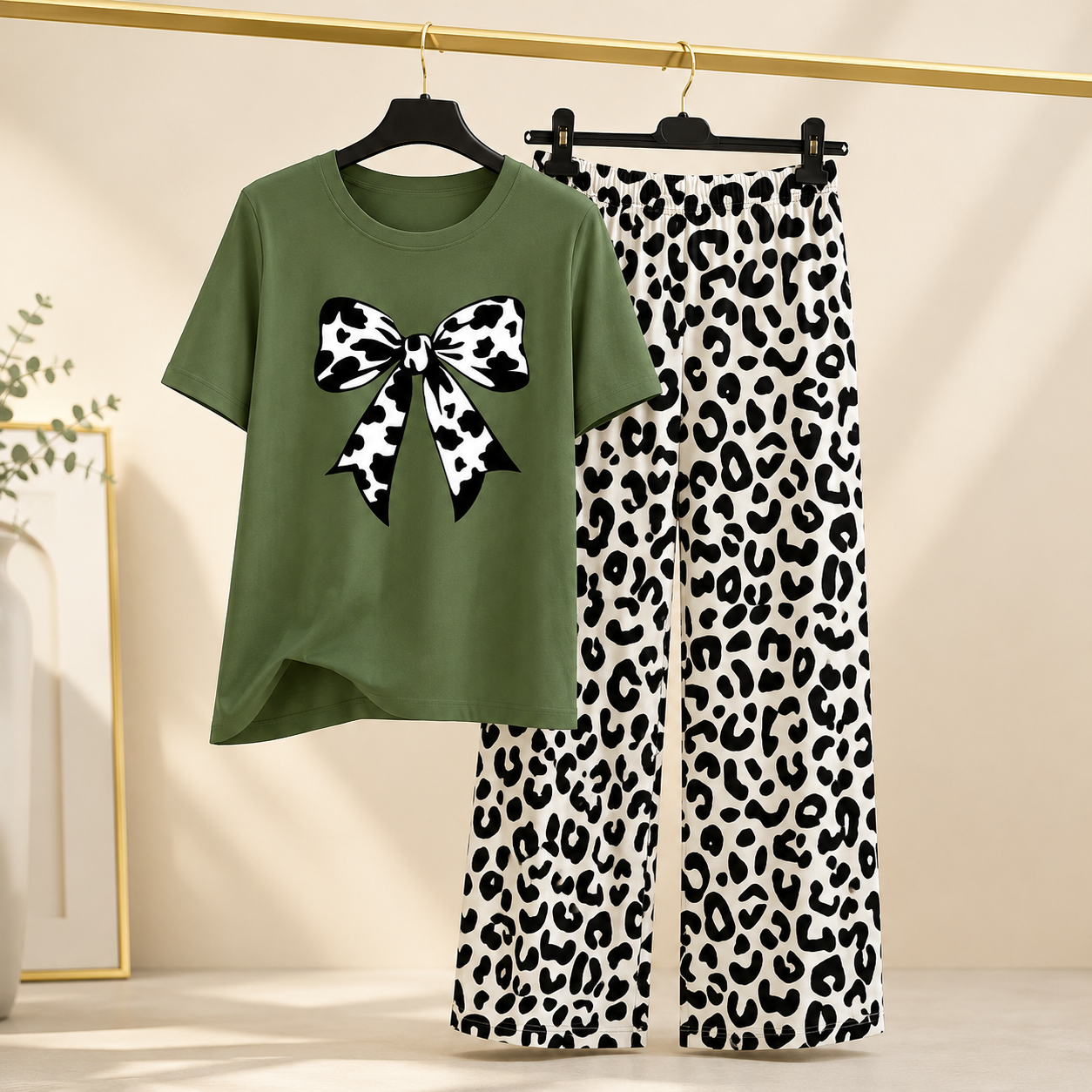 Bow night wear