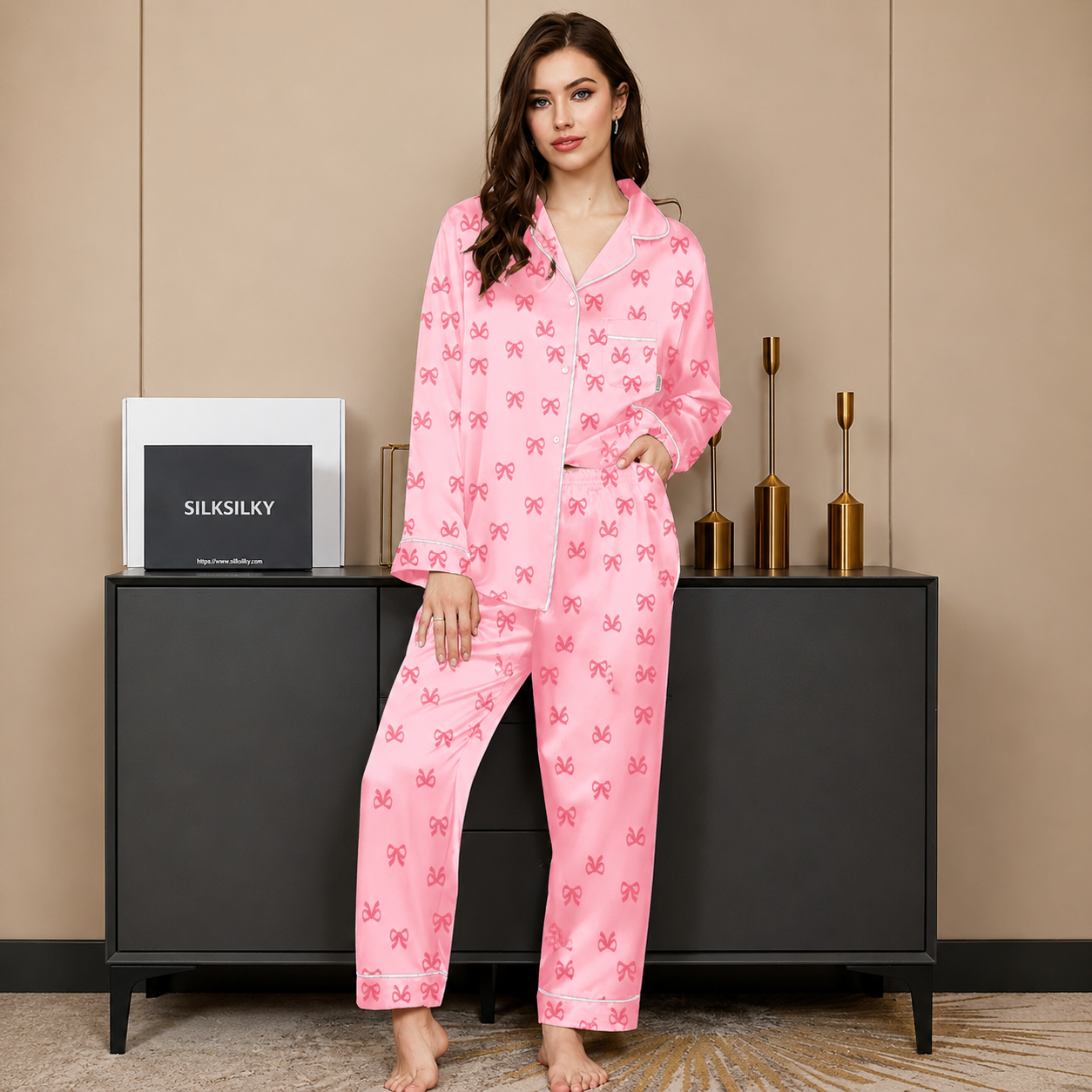 Silk Night Suit