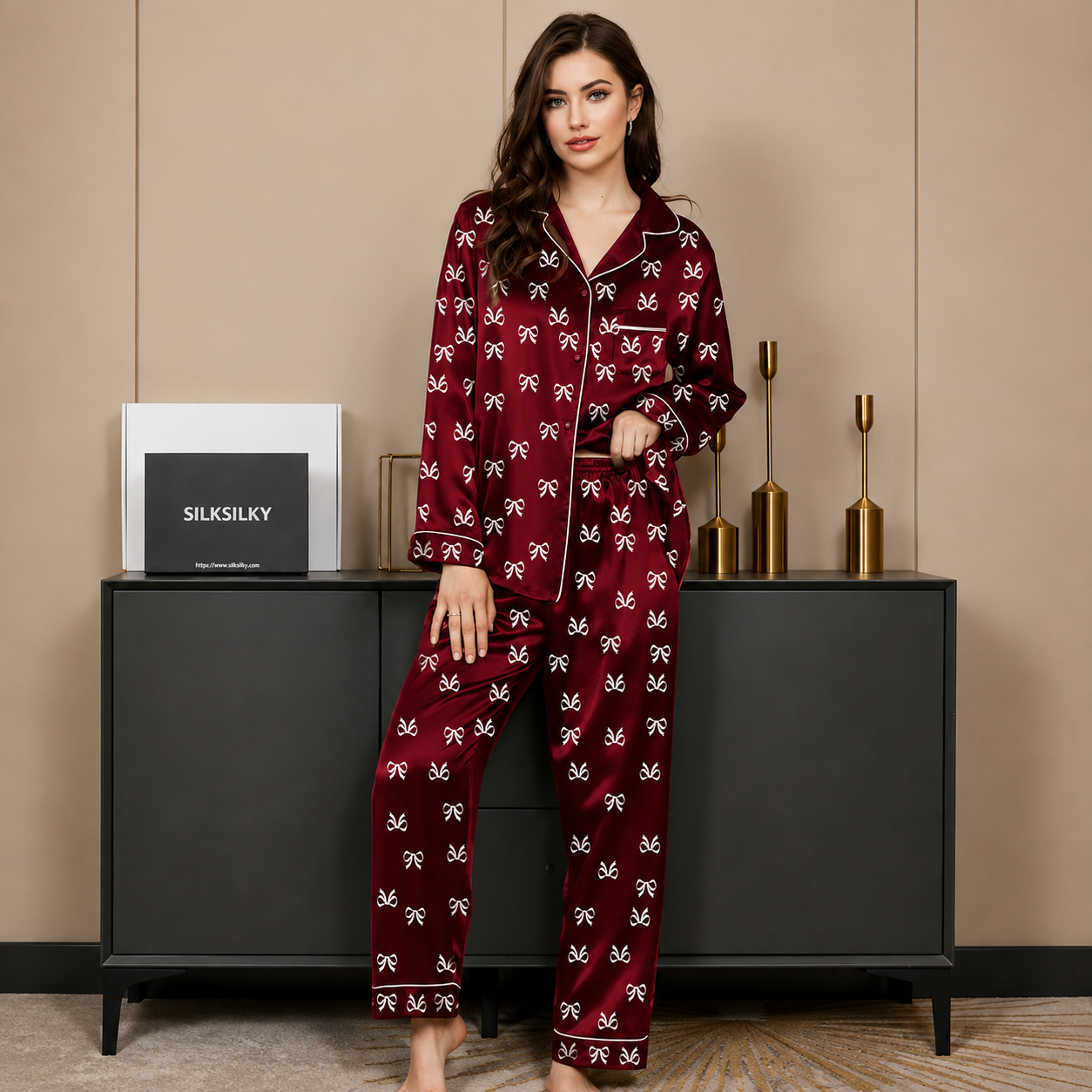 Silk Night Suit