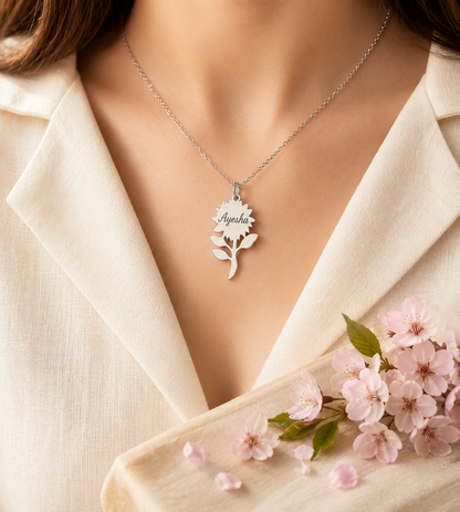 Floral Pendant Keepsake