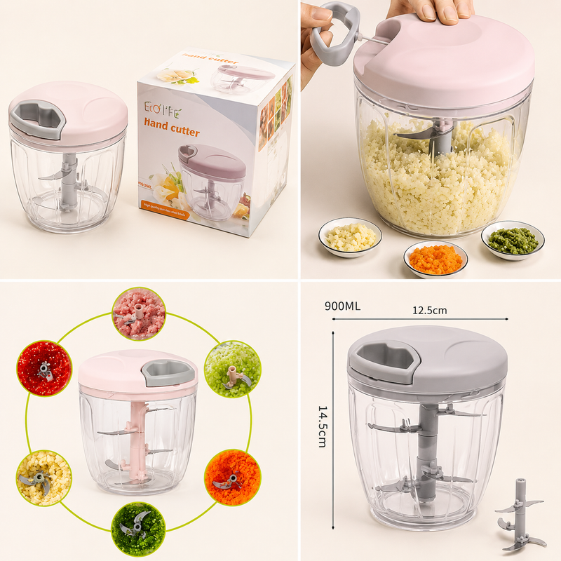 Eotia Hand Chopper & Cutter – 5 Blades