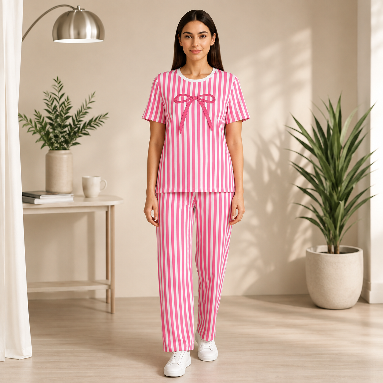 Bow Pink Nightwear