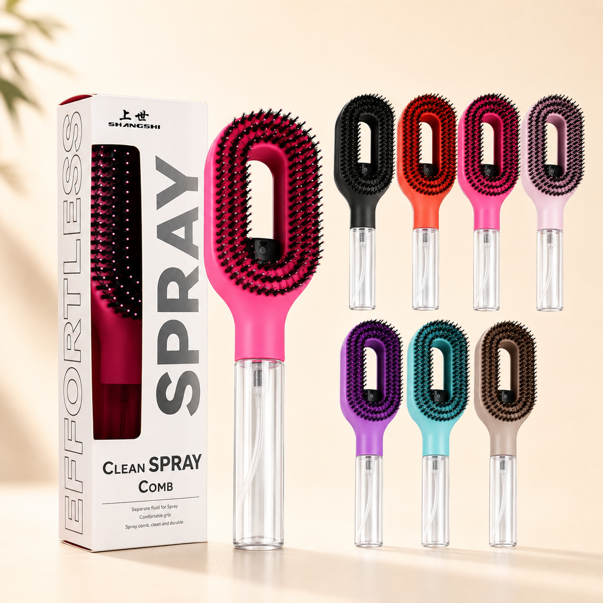 Styra hair Spray Comb – Multi-Functional Hair Smoothing Comb