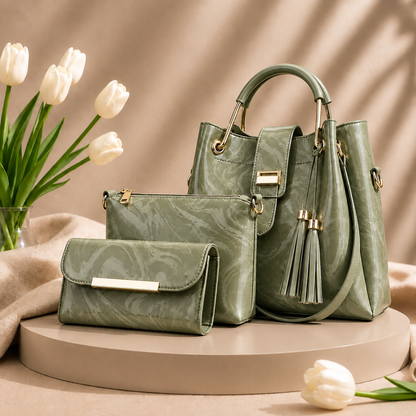 Premium Quality 3 Pcs Shoulder Bag Set