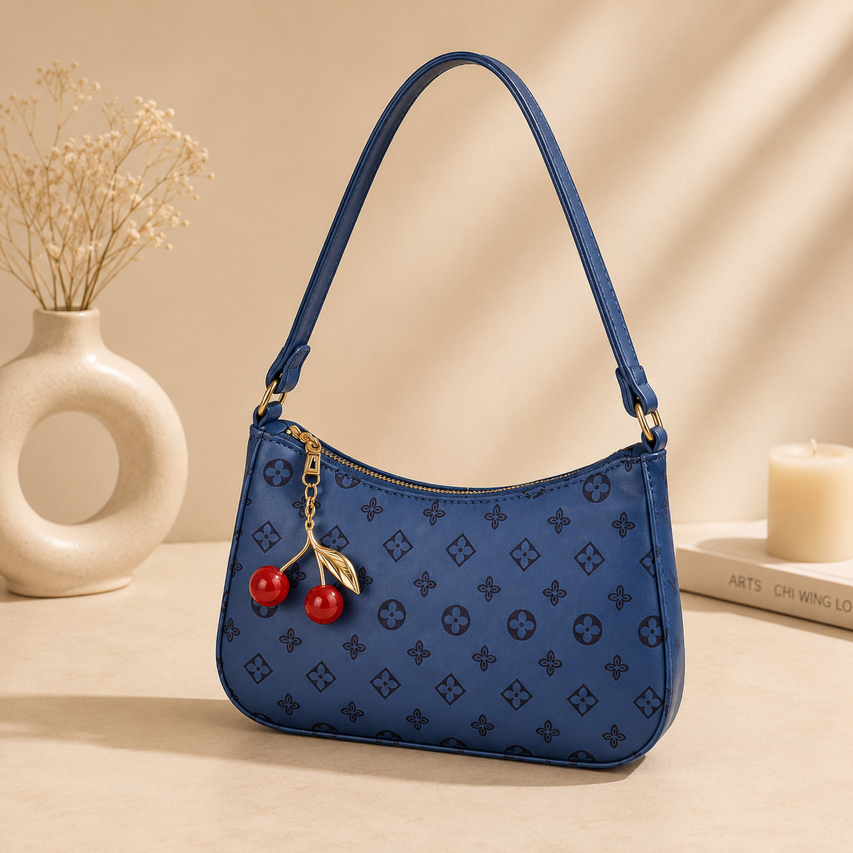 Printed Trendy Cherry Handbag