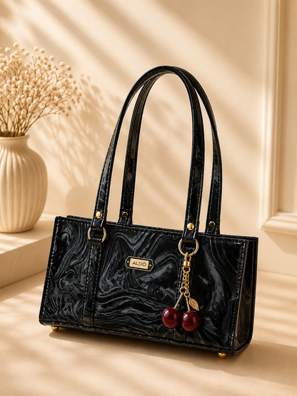 Premium Marble Style Rectangular Handbag