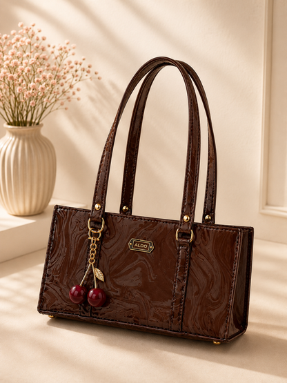 Premium Marble Style Rectangular Handbag