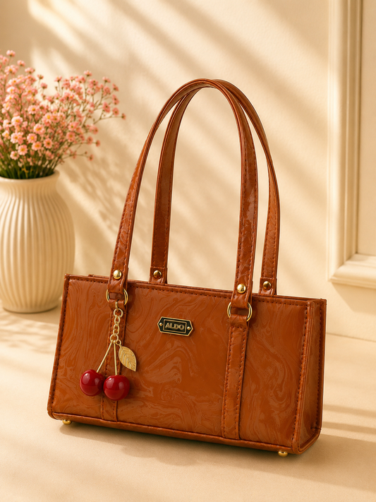 Premium Marble Style Rectangular Handbag