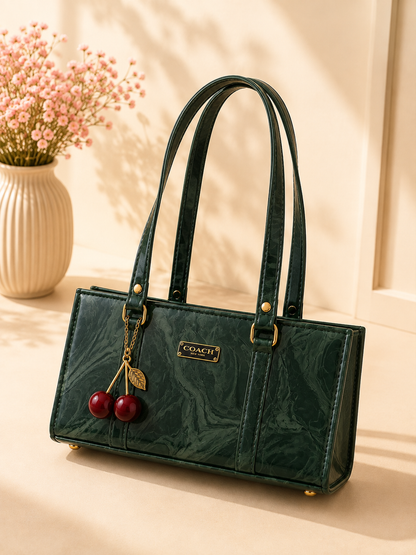 Premium Marble Style Rectangular Handbag