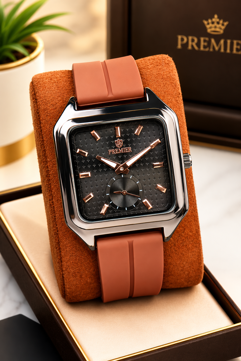 Premier Men's Watch with Magnetic Lock