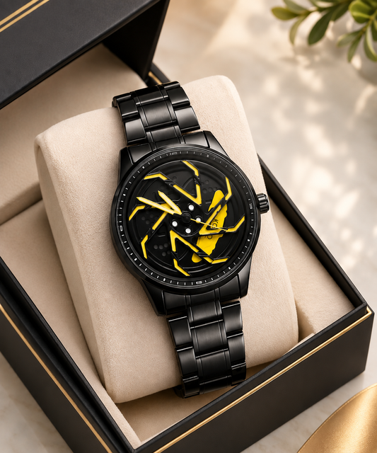 KEGIO Wheel Rotation Men's Watch