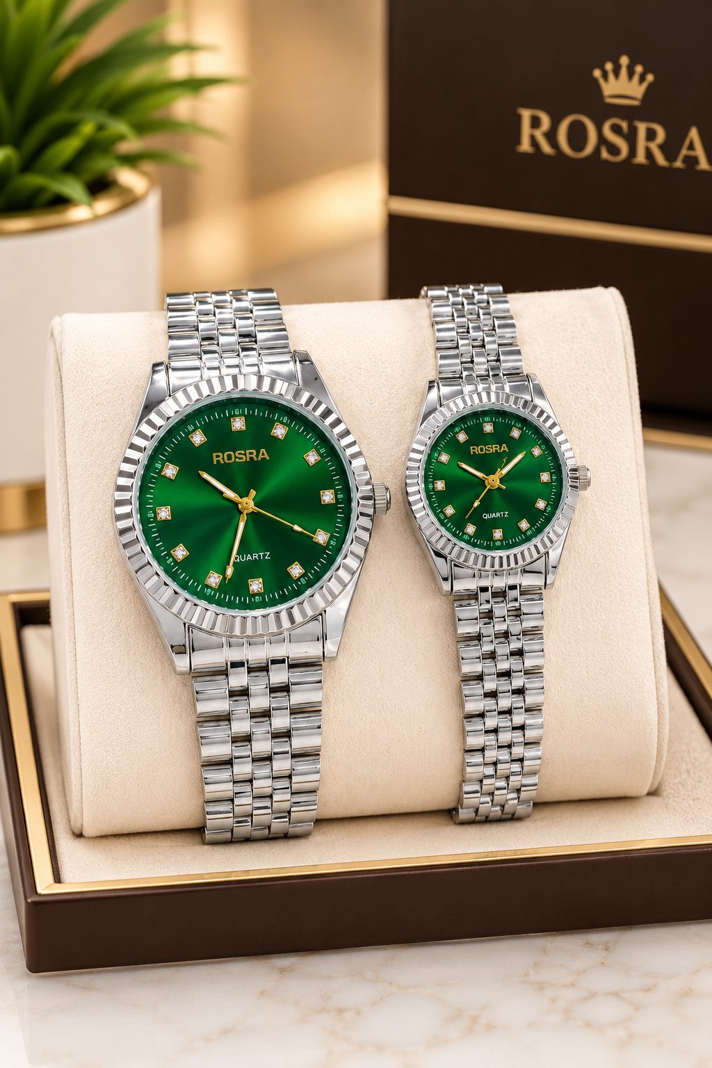 Rosra Couple Watch Set