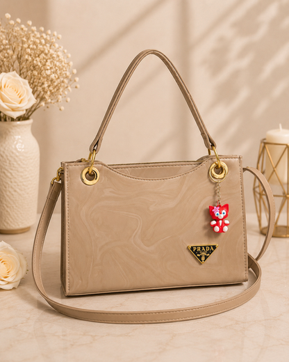 Prada Handbag with Premium Keychain