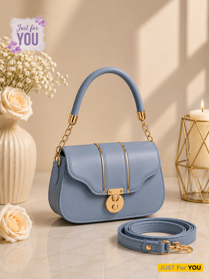 Premium Quality Crossbody Bag With Half Chain Strap