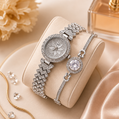 MH Ladies Jewellery Watch Set