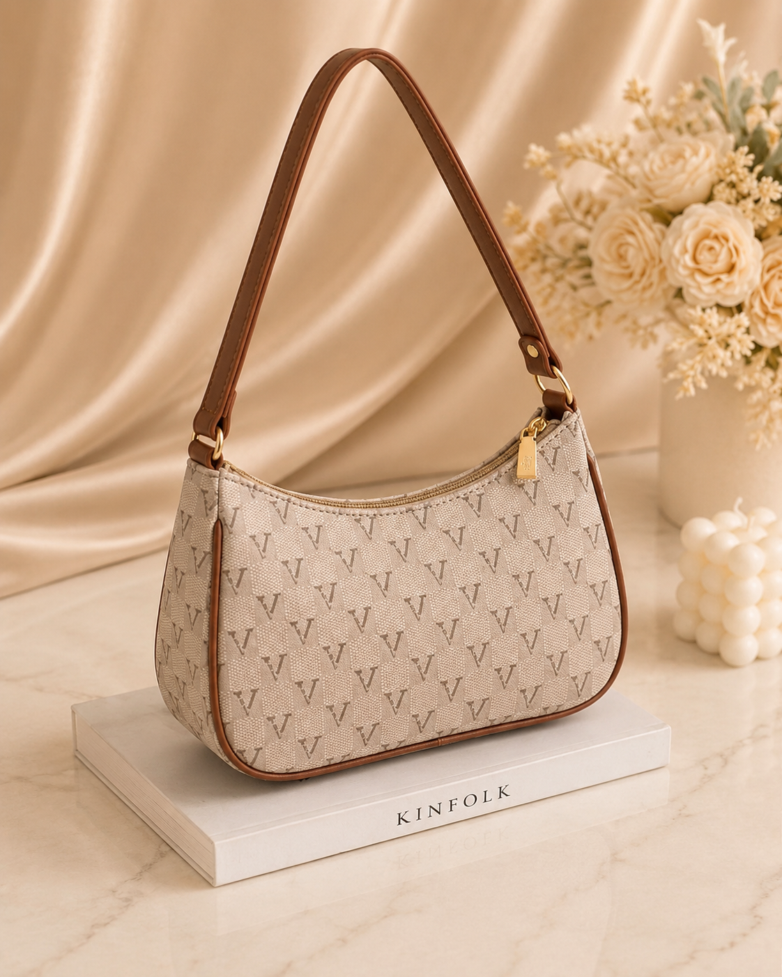 Trendy Moon Design Shoulder Bag