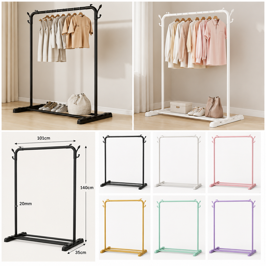 High Quality Single Pole Clothes Hanger Rack  Heavy Duty