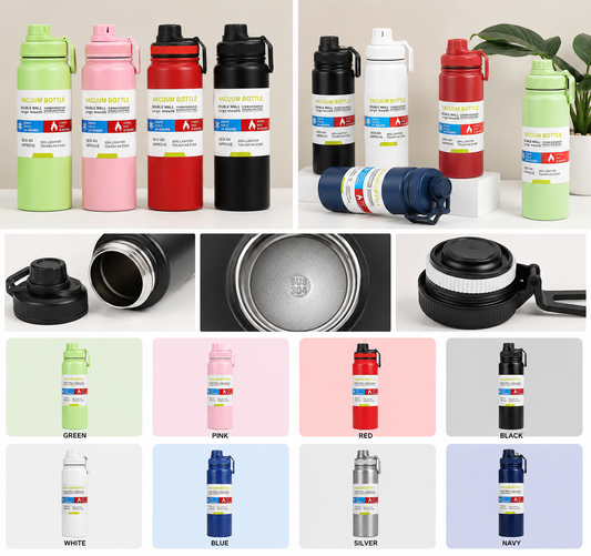 Sipper Hot & Cold Water Bottle 1000ML Stainless Steel Vacuum Bottle