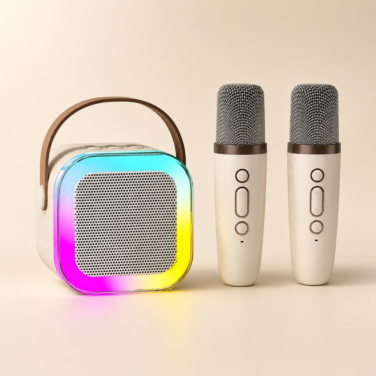 K12 Wireless Karaoke Microphone with RGB Speaker