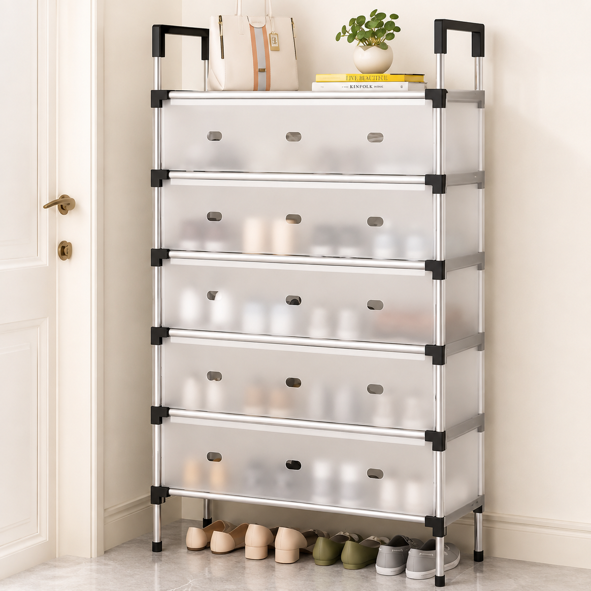 Dustproof Shoes Rack – 3 Layer