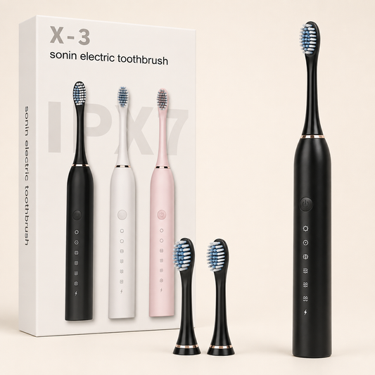 Ultrasonic Sonic Electric Toothbrush – USB Rechargeable