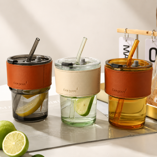 300ml Leather Juice Cup