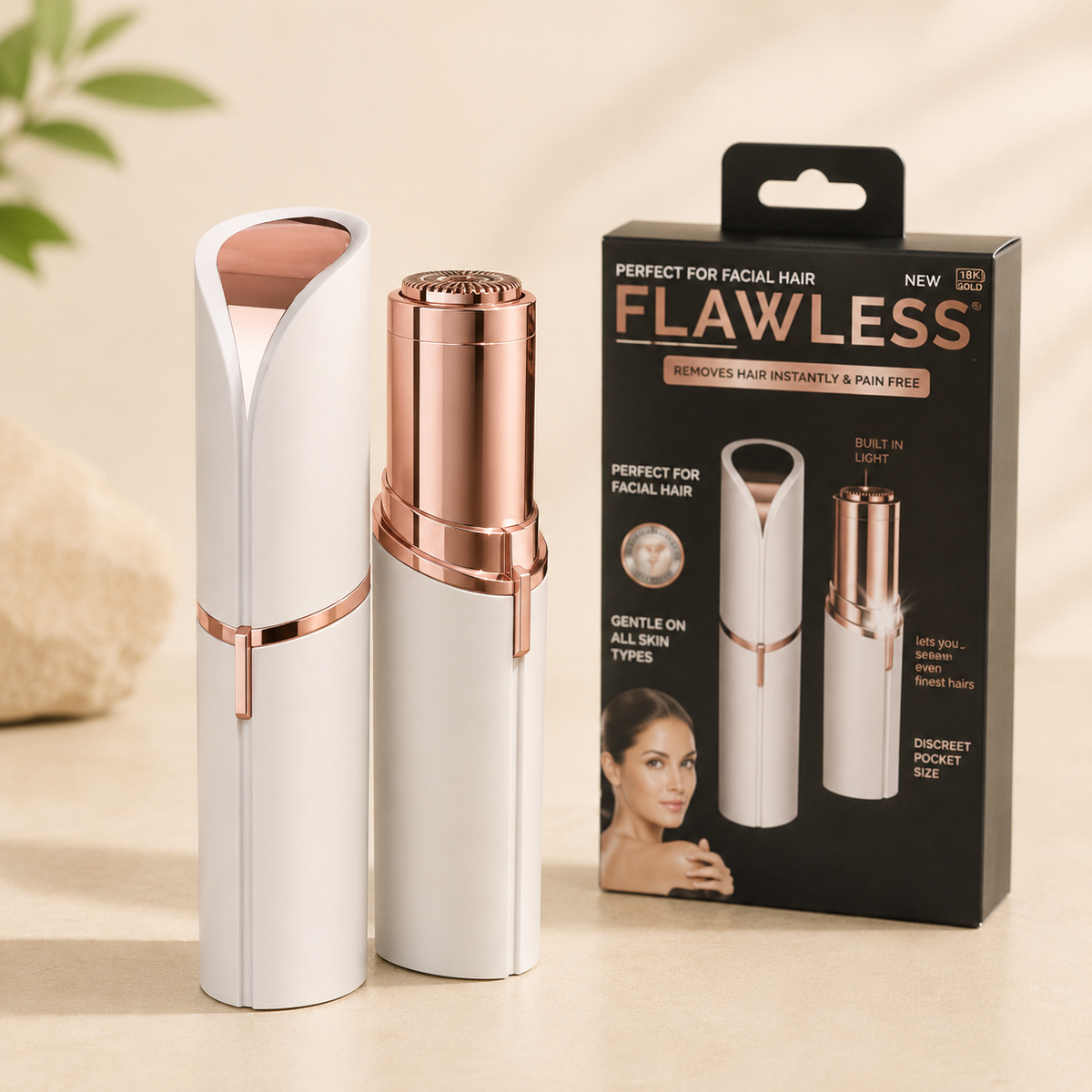 Rechargeable Flawless Facial Hair Remover