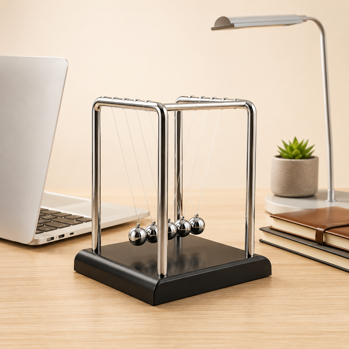 Sealive Newton's Cradle – Large Heavy Duty Steel Balls