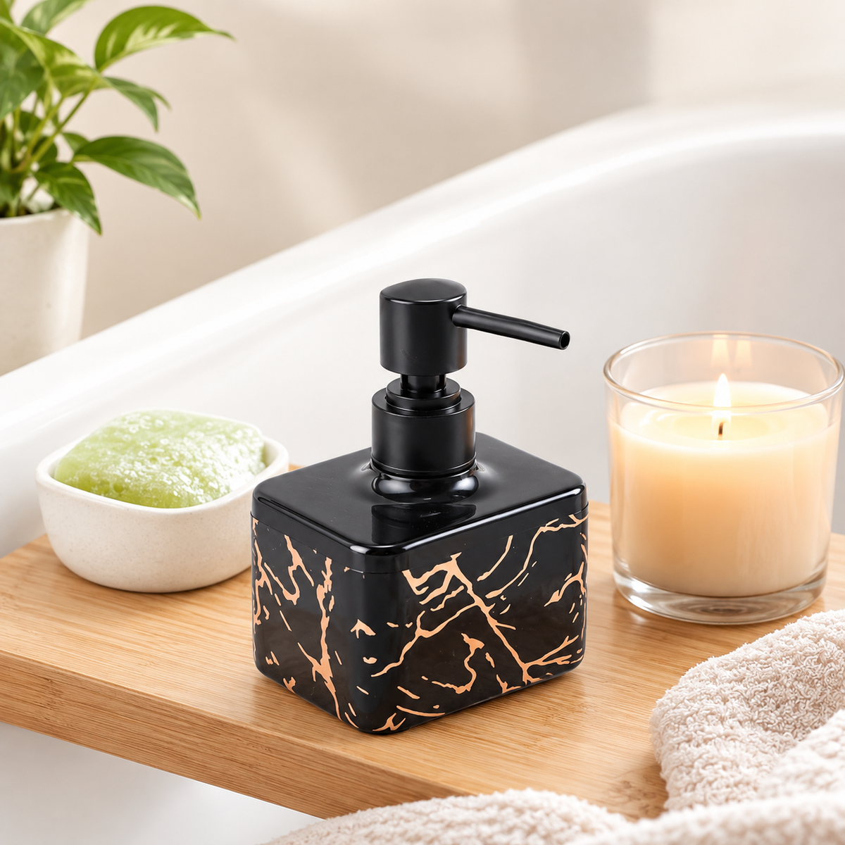 Marble Design Soap Dispenser Bottle