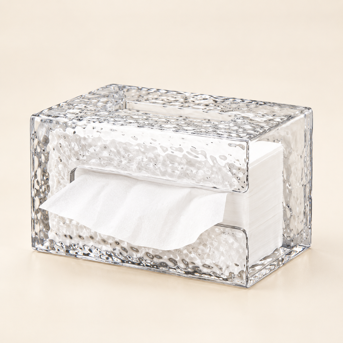 Wall Mounted Acrylic Tissue Organiser