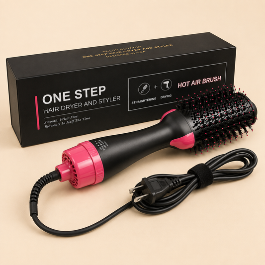 One-Step Hot Air Brush Hair Dryer & Styler