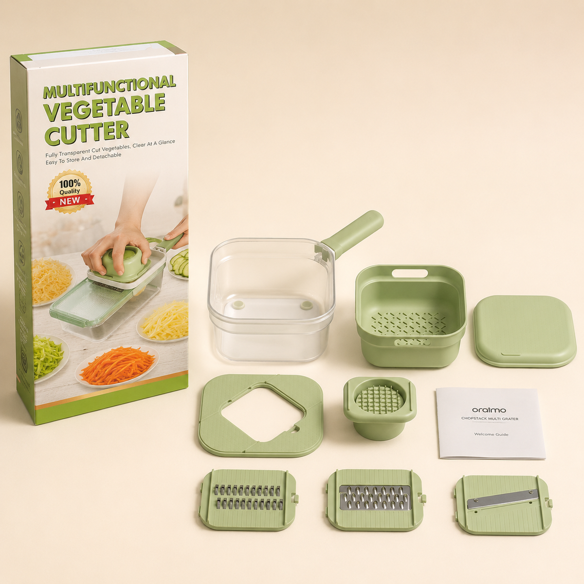4-in-1 Heavy Duty Vegetable Grater & Slicer