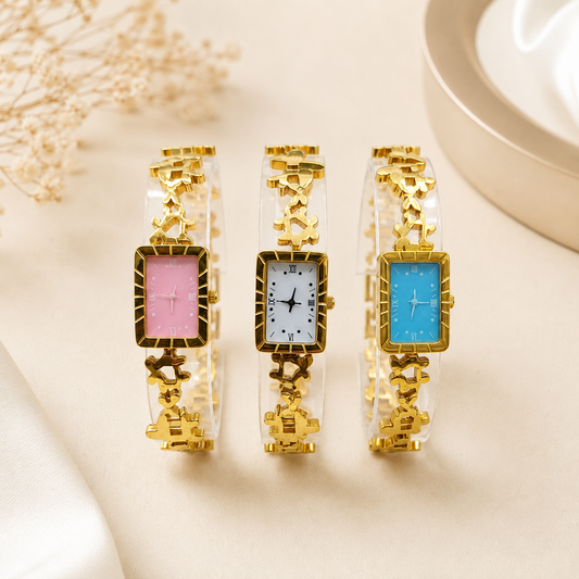 New Stainless Steel Watch Bracelet – Pack of 3