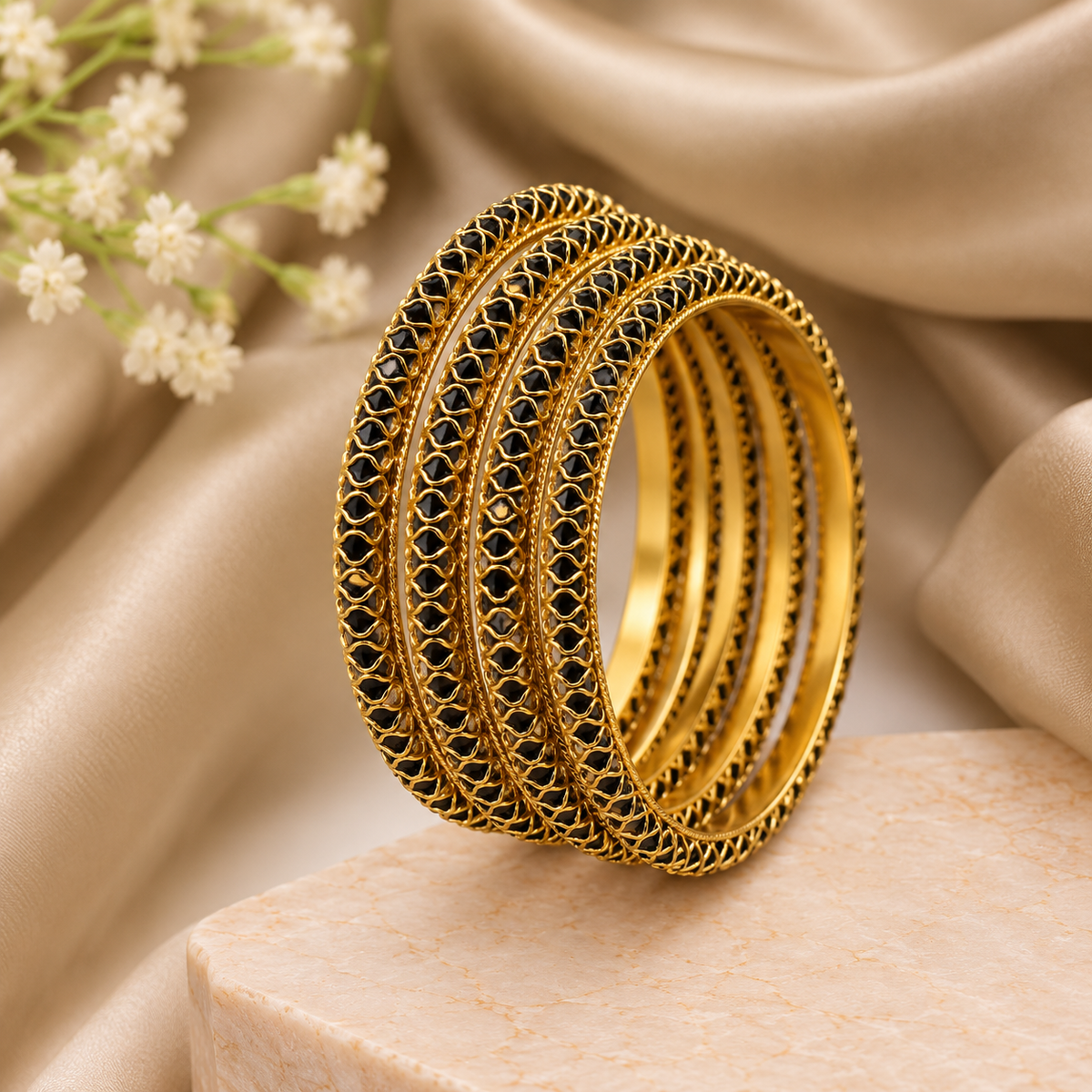 Beautiful Jalli Motti Bangles