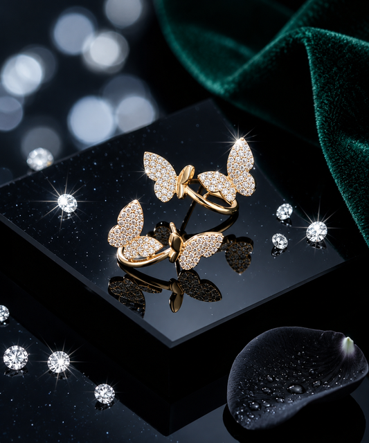 Premium Quality Butterfly Studs