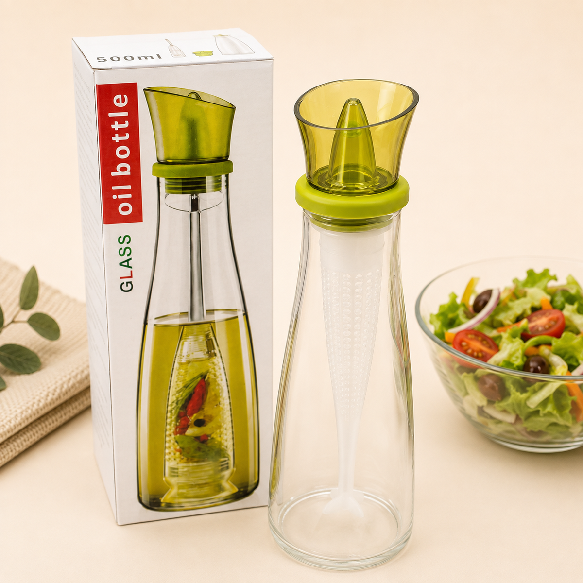 500ml Oil Bottle with Infuser