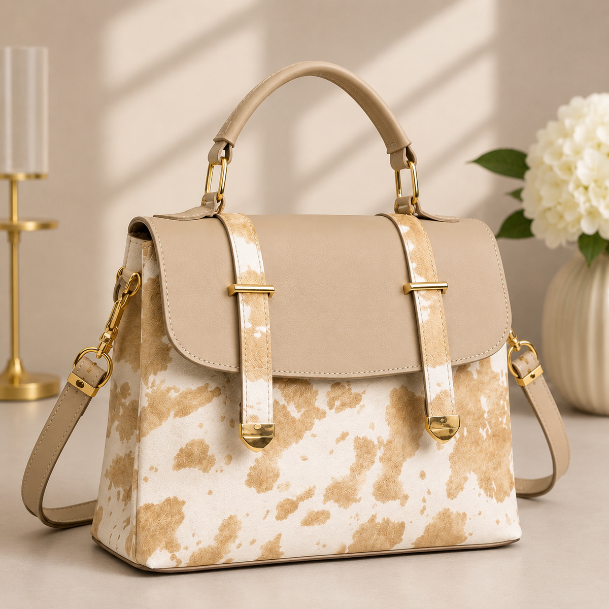 High Quality Leopard Print Crossbody Bag