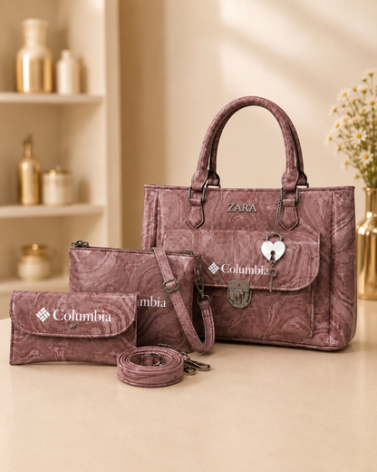 Zara Style Luxury 3-Piece Handbag Set