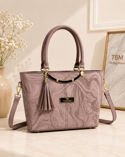 High Quality TBM Bag with Leather Tassel