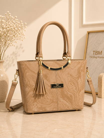 High Quality TBM Bag with Leather Tassel