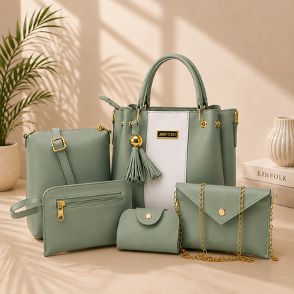 Jimmy Choo Style 5-Piece Shoulder Bag Set