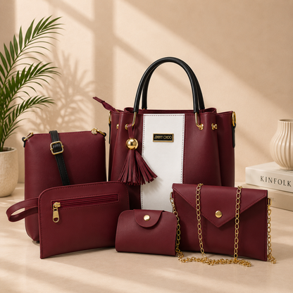 Jimmy Choo Style 5-Piece Shoulder Bag Set