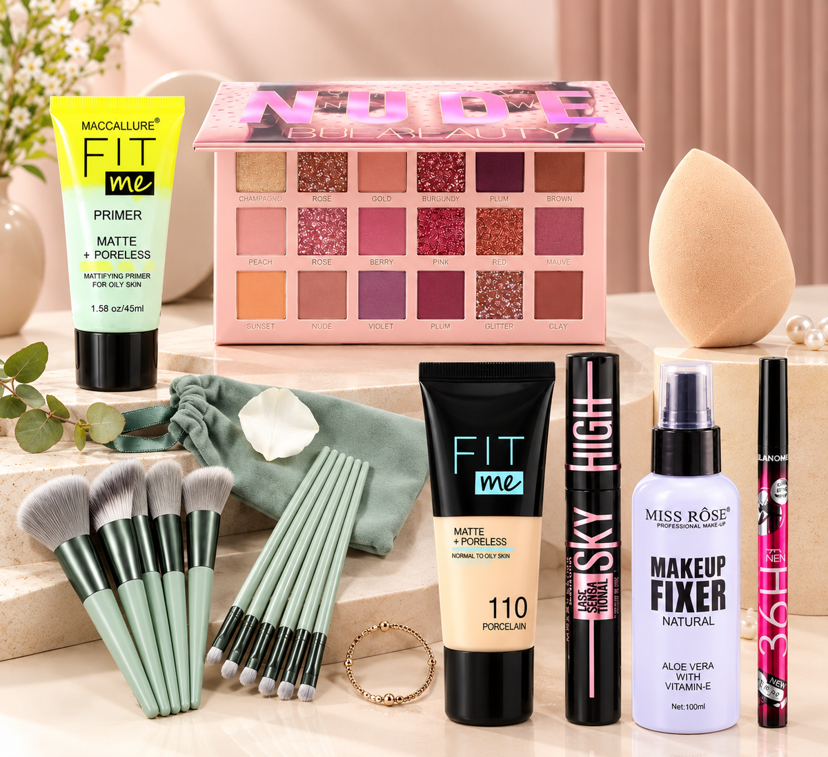 Complete Makeup Deal – 8 Piece Set