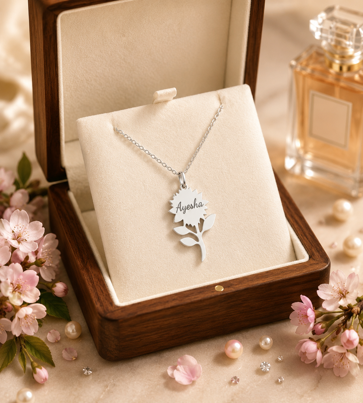 Floral Pendant Keepsake