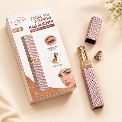 2-in-1 Flawless Facial & Eyebrow Hair Remover