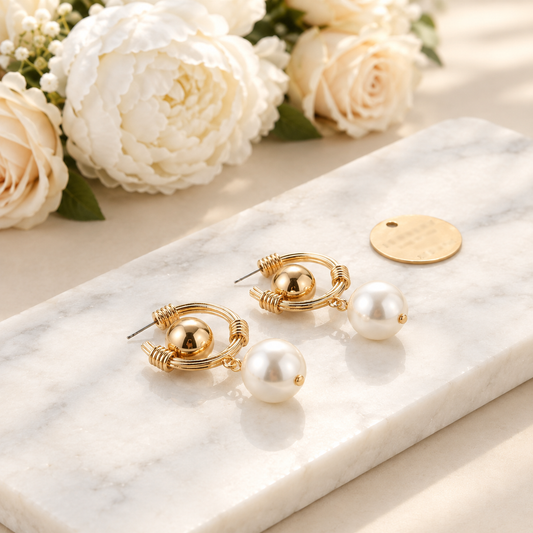 Stylish Sphere Earrings