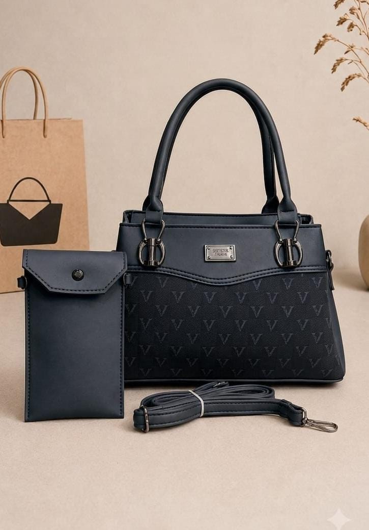 2-Piece Handbags Set with Mobile Pouch